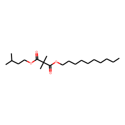 Dimethylmalonic acid, decyl 3-methylbutyl ester