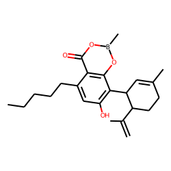 cannabidiolic acid, methyl-boronate