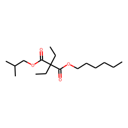 Diethylmalonic acid, hexyl isobutyl ester