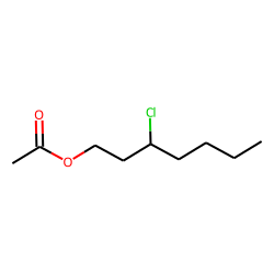 1-Heptanol, 3-chloro, acetate