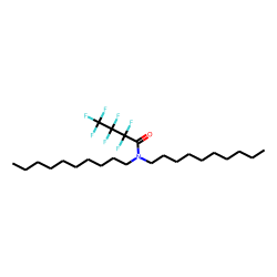 Heptafluorobutanamide, N,N-didecyl-