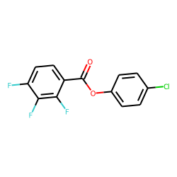 2,3,4-Trifluorobenzoic acid, 4-chlorophenyl ester