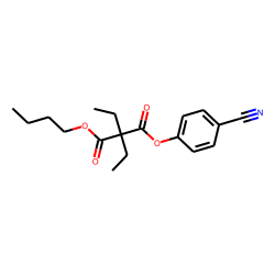 Diethylmalonic acid, butyl 4-cyanophenyl ester