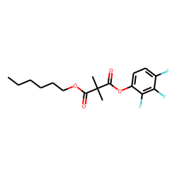 Dimethylmalonic acid, hexyl 2,3,4-trifluorophenyl ester