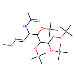 N-Acetyl-D-glucosamine, tetrakis(trimethylsilyl) ether, methyloxime (anti)