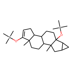 6«beta»-Hydroxy-3«alpha», 5«alpha»-cycloandrostan-17-one, TMS
