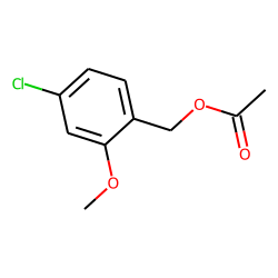 Acetic acid, (4-chloro-2-methoxyphenyl)methyl ester