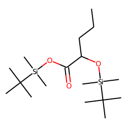 Pentanoic acid, 2-[(tert-butyldimethylsilyl)oxy]-, tert-butyldimethylsilyl ester, (DL)-