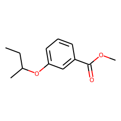 Benzoic acid, 3-(1-methylpropyl)oxy-, methyl ester