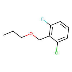 2-Chloro-6-fluorobenzyl alcohol, n-propyl ether