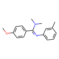 N,N-Dimethyl-N'-(3-methylphenyl)-p-methoxybenzamidine