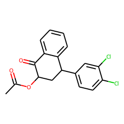 Sertraline, (hydroxyketone), acetyl