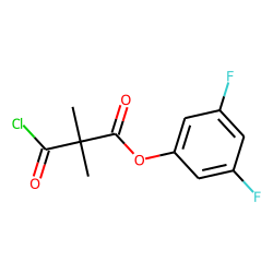 Dimethylmalonic acid, monochloride, 3,5-difluorophenyl ester