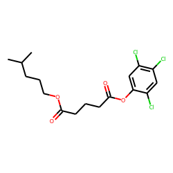 Glutaric acid, isohexyl 2,4,5-trichlorophenyl ester