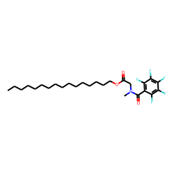 Sarcosine, n-pentafluorobenzoyl-, hexadecyl ester