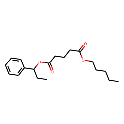 Glutaric acid, pentyl 1-phenylpropyl ester