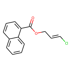 1-Naphthoic acid, 3-chloroprop-2-enyl ester