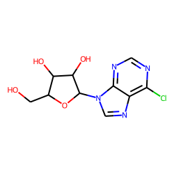 9H-purine, 6-chloro-9-(beta-d-ribofuranosyl)-