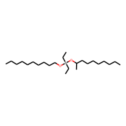 Silane, diethyldecyloxy(2-decyloxy)-