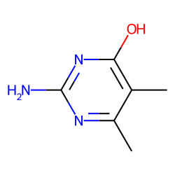 2-Amino-6-hydroxy-4,5-dimethylpyrimidine (keto form)
