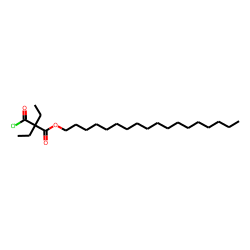 Diethylmalonic acid, monochloride, octadecyl ester