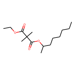 Dimethylmalonic acid, ethyl 2-octyl ester