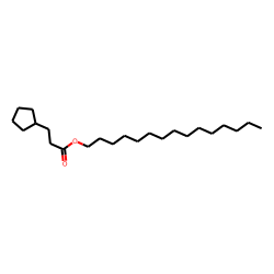 3-Cyclopentylpropionic acid, pentadecyl ester