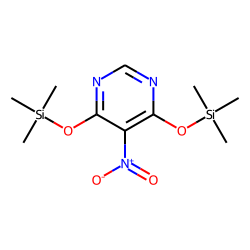 Pyrimidine, 4,6-dihydroxy-5-nitro, TMS