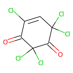 2,2,4,4,6-Pentachloro-5-cyclohexene-1,3-dione