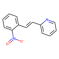 Pyridine, 2-(2-(2-nitrophenyl)ethenyl)-, trans