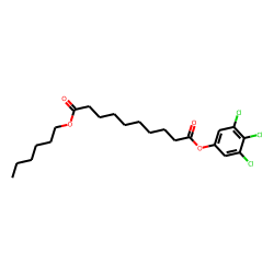Sebacic acid, hexyl 3,4,5-trichlorophenyl ester