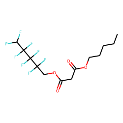 Malonic acid, 2,2,3,3,4,4,5,5-octafluoropentyl pentyl ester