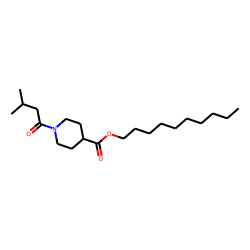 Isonipecotic acid, N-(3-methylbutyryl)-, decyl ester
