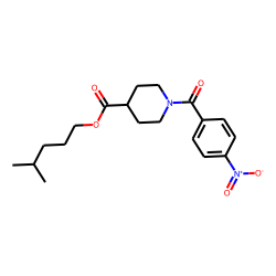 Isonipecotic acid, N-(4-nitrobenzoyl)-, isohexyl ester