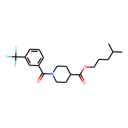 Isonipecotic acid, N-(3-trifluoromethylbenzoyl)-, isohexyl ester