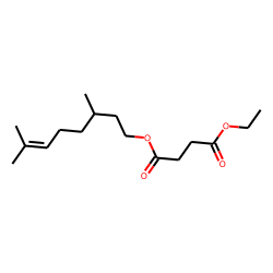 Succinic acid, 3,7-dimethyloct-6-en-1-yl ethyl ester