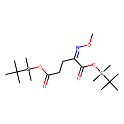 2-Ketoglutaric acid, MO TBDMS # 2