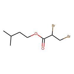 Propanoic acid, 2,3-dibromo, 3-methylbutyl ester