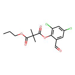 Dimethylmalonic acid, 2,4-dichloro-6-formylphenyl propyl ester