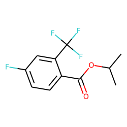4-Fluoro-2-trifluoromethylbenzoic acid, isopropyl ester