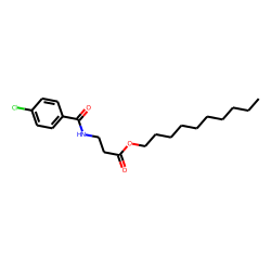 «beta»-Alanine, N-(4-chlorobenzoyl)-, decyl ester