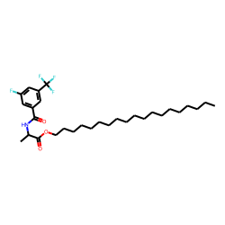 D-Alanine, N-(3-fluoro-5-trifluoromethylbenzoyl)-, nonadecyl ester