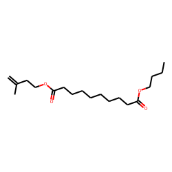 Sebacic acid, butyl 3-methylbut-3-enyl ester