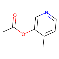 3-Pyridinol, 4-methyl-, acetate (ester)