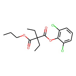 Diethylmalonic acid, 2,6-dichlorophenyl propyl ester