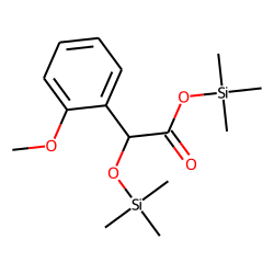 Benzeneacetic acid, 2-methoxy-«alpha»-[(trimethylsilyl)oxy]-, trimethylsilyl ester