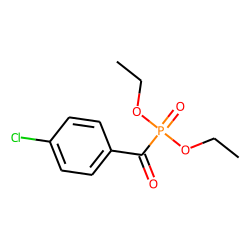 (p-Chloro-Benzoyl)-phosphonic acid diethyl ester