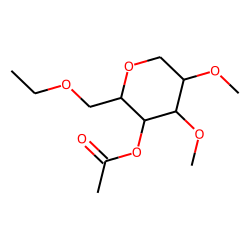 Acetic acid 2-ethoxymethyl-4,5-dimethoxy-tetrahydro-pyran-3-yl ester