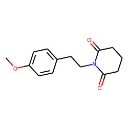Glutarimide, N-(2-(4-methoxyphenyl)ethyl)-