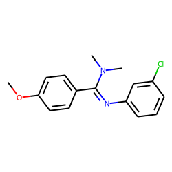 N,N-Dimethyl-N'-(3-chlorophenyl)-p-methoxybenzamidine